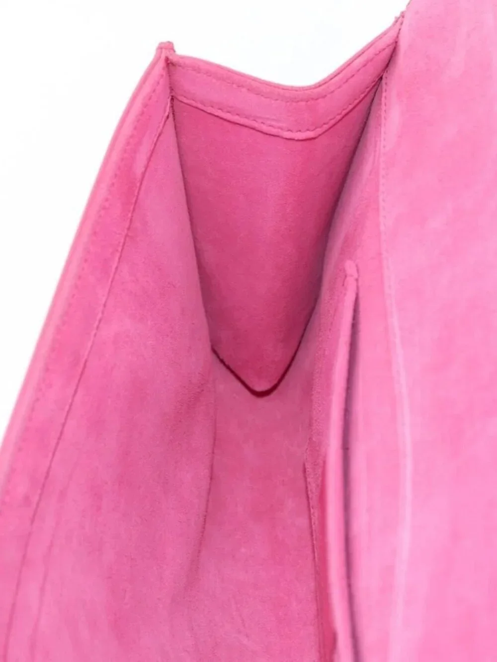 SAINT LAURENT Y Line Clutch Bag Leather Pink Gold 311213 Auth LNZ490A - Picture 13 of 16